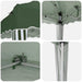 Pop-up partytent 575 x 290 x 245 cm Groen