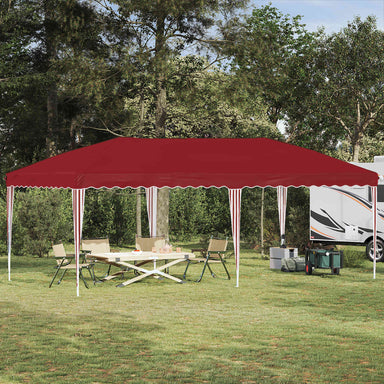 Pop-up partytent 575 x 290 x 245 cm Bordeauxrood