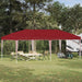 Pop-up partytent 575 x 290 x 245 cm Bordeauxrood
