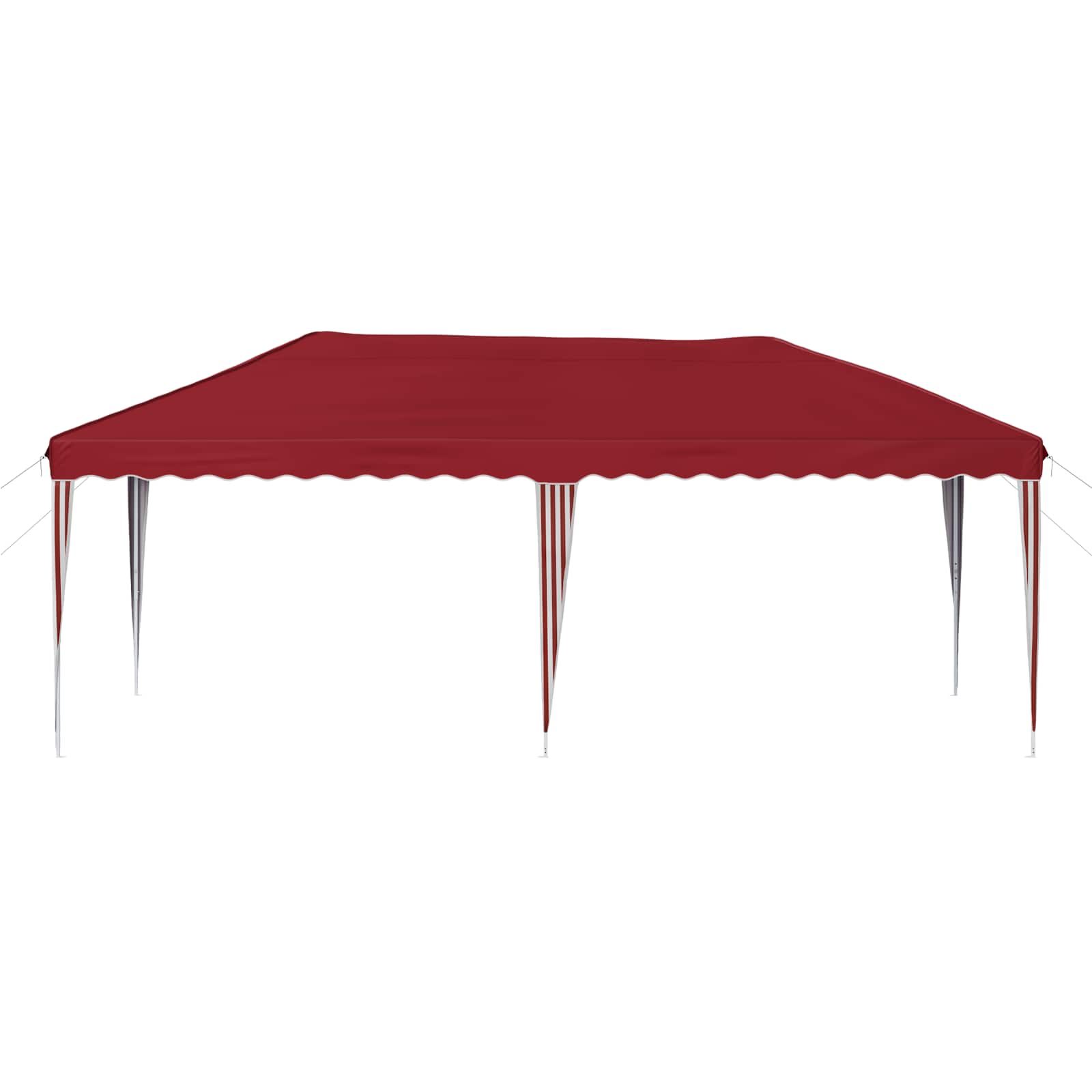 Pop-up partytent 575 x 290 x 245 cm Bordeauxrood