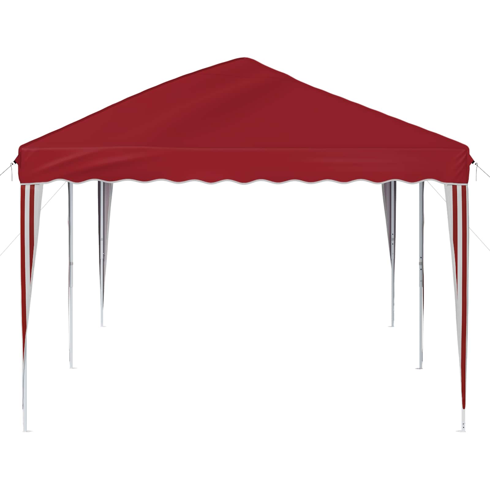 Pop-up partytent 575 x 290 x 245 cm Bordeauxrood