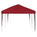 Pop-up partytent 575 x 290 x 245 cm Bordeauxrood