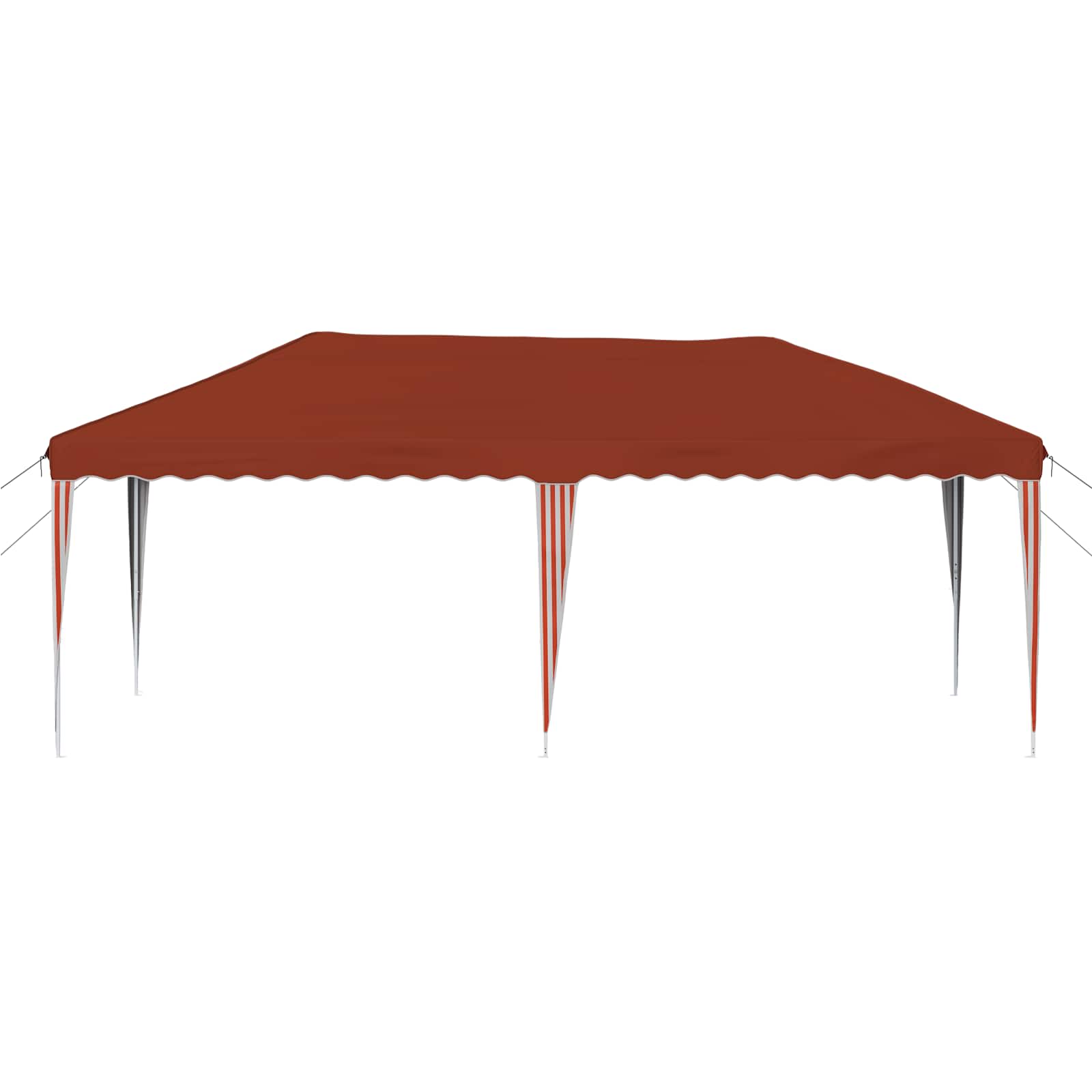 Pop-up partytent 575 x 290 x 245 cm Terracotta