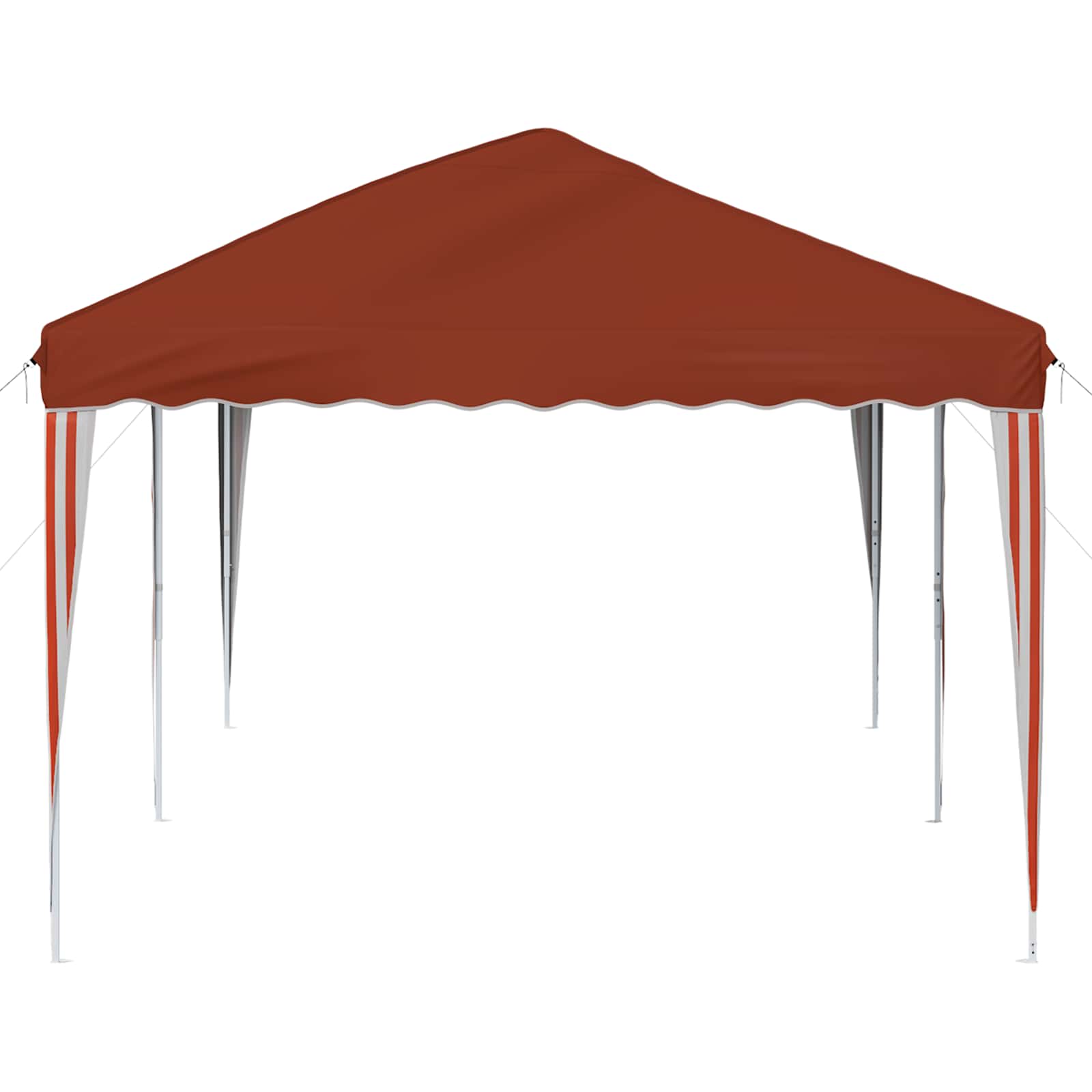 Pop-up partytent 575 x 290 x 245 cm Terracotta