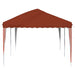 Pop-up partytent 575 x 290 x 245 cm Terracotta