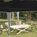 Pop-up partytent 575 x 290 x 245 cm Zwart