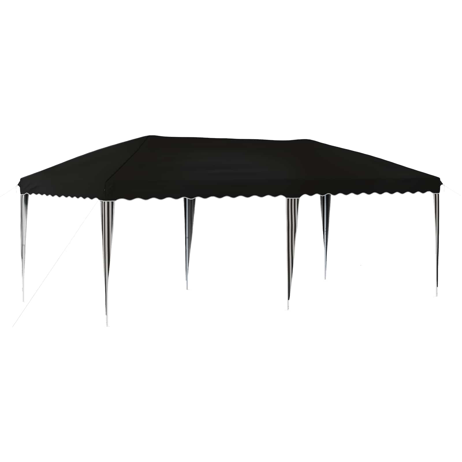 Pop-up partytent 575 x 290 x 245 cm Zwart
