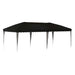 Pop-up partytent 575 x 290 x 245 cm Zwart