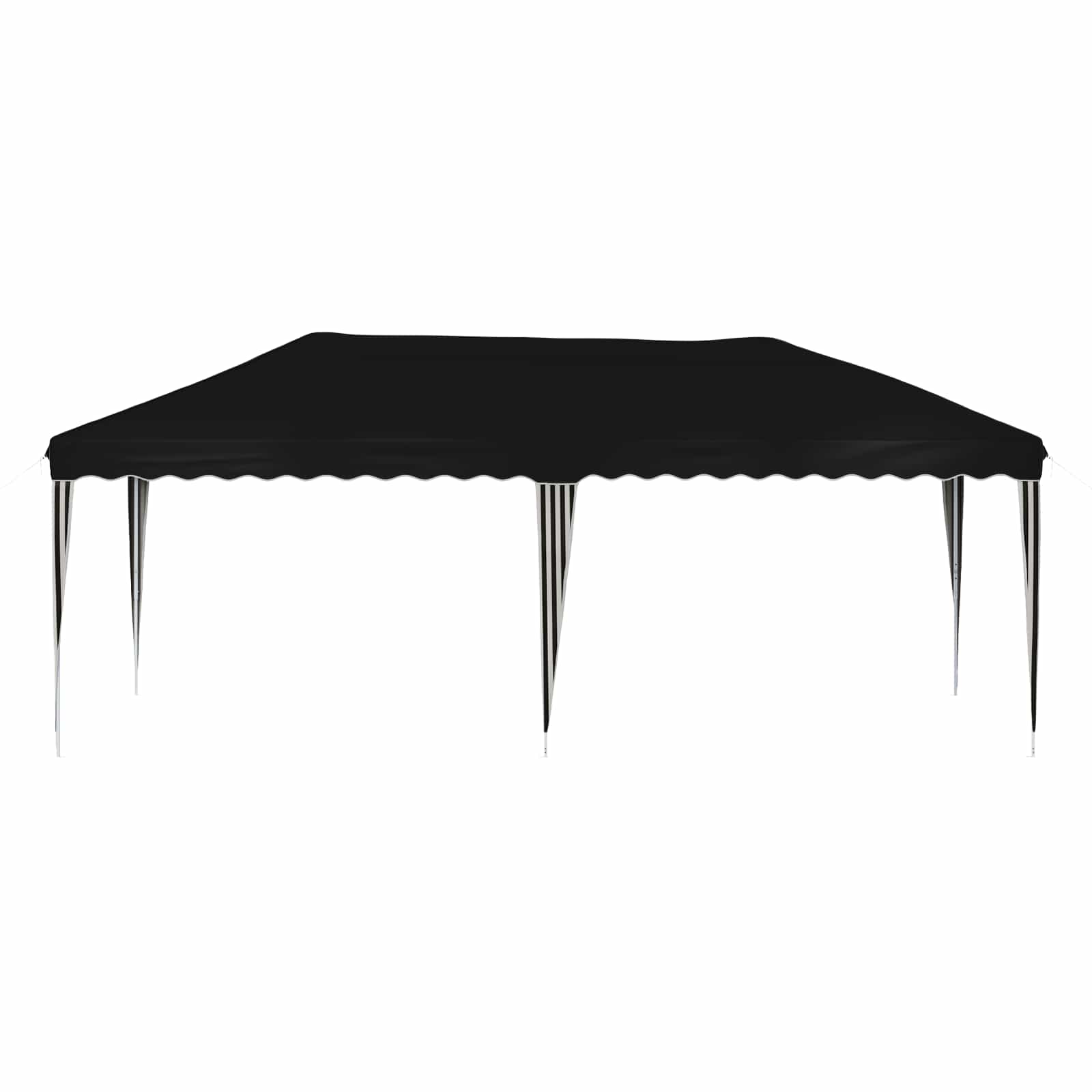 Pop-up partytent 575 x 290 x 245 cm Zwart