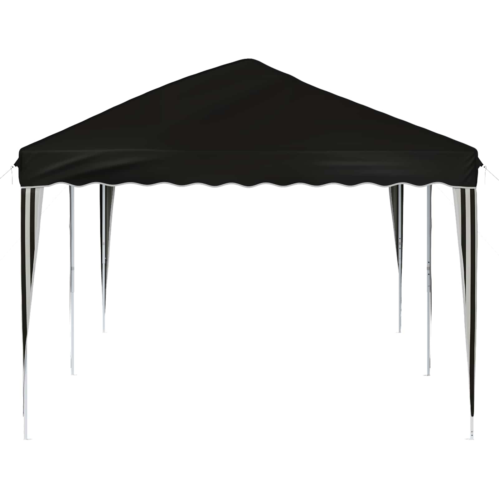 Pop-up partytent 575 x 290 x 245 cm Zwart