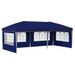 Pop-up partytent 575 x 289 x 245 cm Blauw