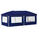 Pop-up partytent 575 x 289 x 245 cm Blauw