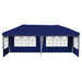 Pop-up partytent 575 x 289 x 245 cm Blauw