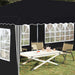 Pop-up partytent 575 x 289 x 245 cm Antraciet