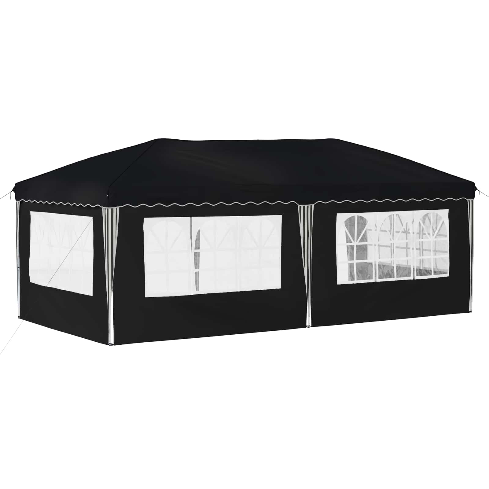 Pop-up partytent 575 x 289 x 245 cm Antraciet