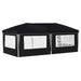 Pop-up partytent 575 x 289 x 245 cm Antraciet