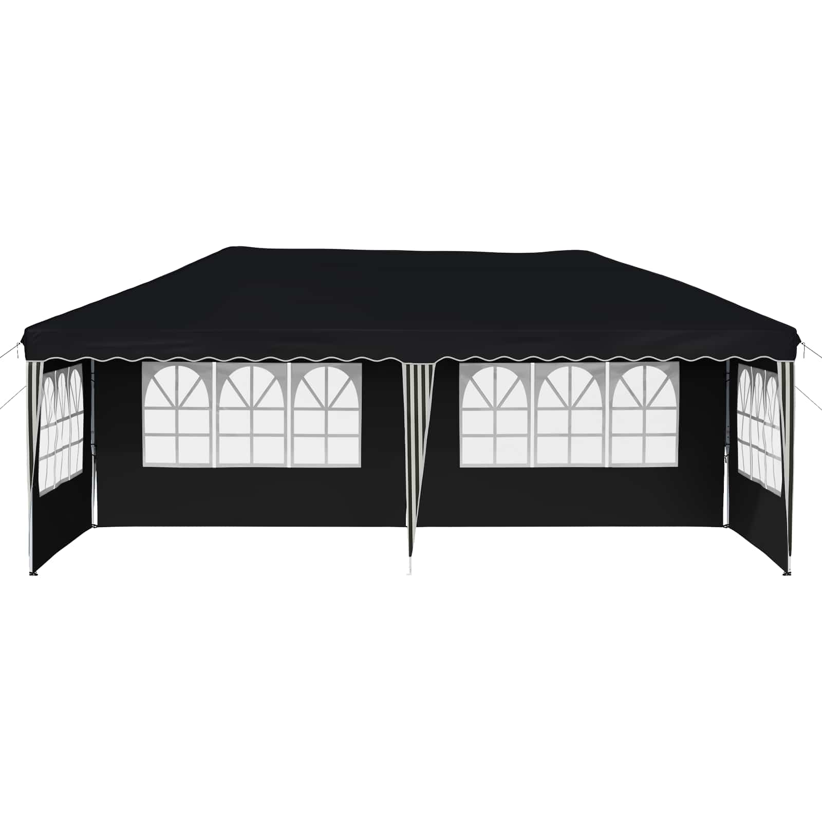 Pop-up partytent 575 x 289 x 245 cm Antraciet