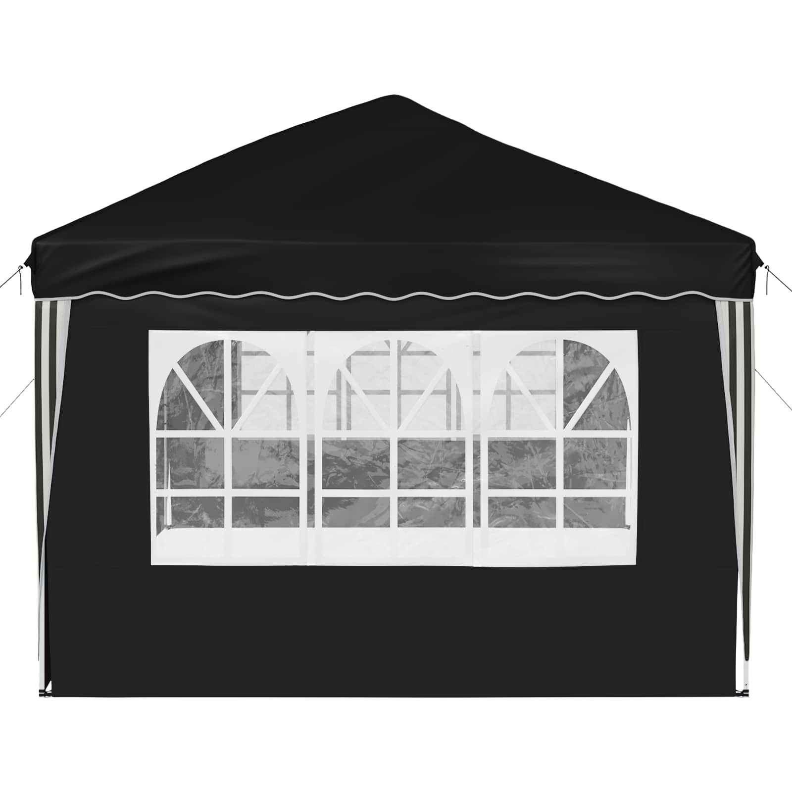 Pop-up partytent 575 x 289 x 245 cm Antraciet