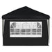 Pop-up partytent 575 x 289 x 245 cm Antraciet