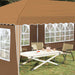 Pop-up partytent 575 x 289 x 245 cm Beige