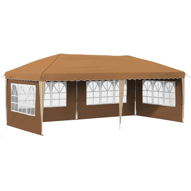Pop-up partytent 575 x 289 x 245 cm Beige