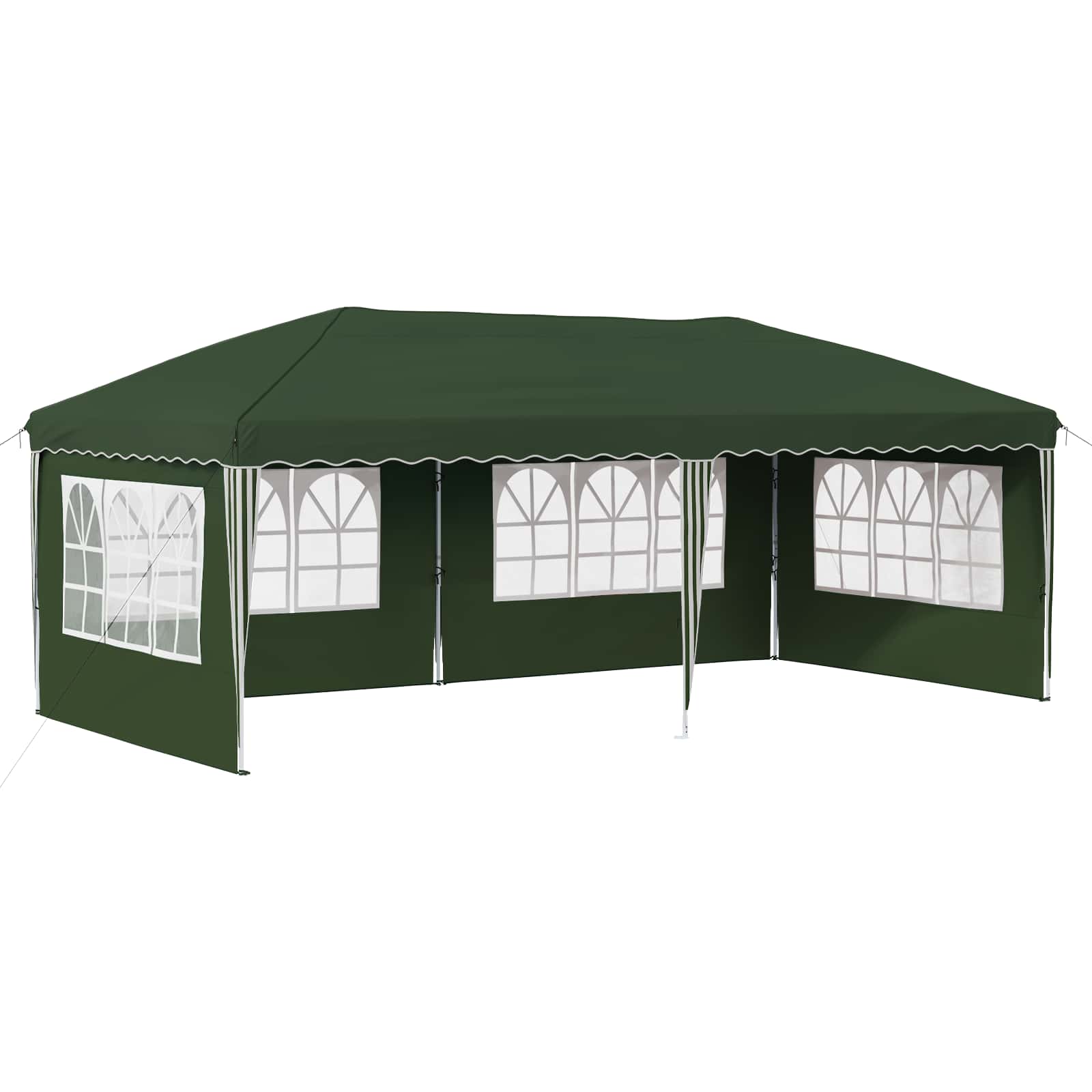 Pop-up partytent 575 x 289 x 245 cm Groen