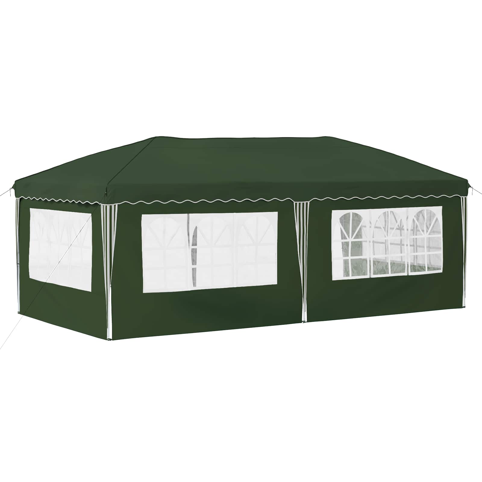 Pop-up partytent 575 x 289 x 245 cm Groen