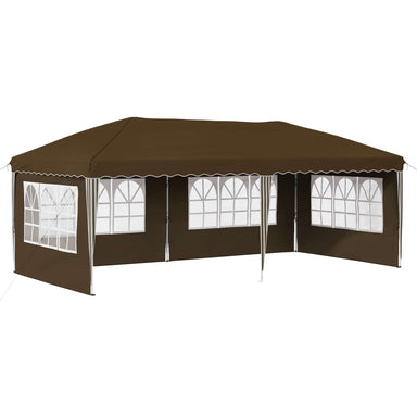 Pop-up partytent 575 x 289 x 245 cm Taupe