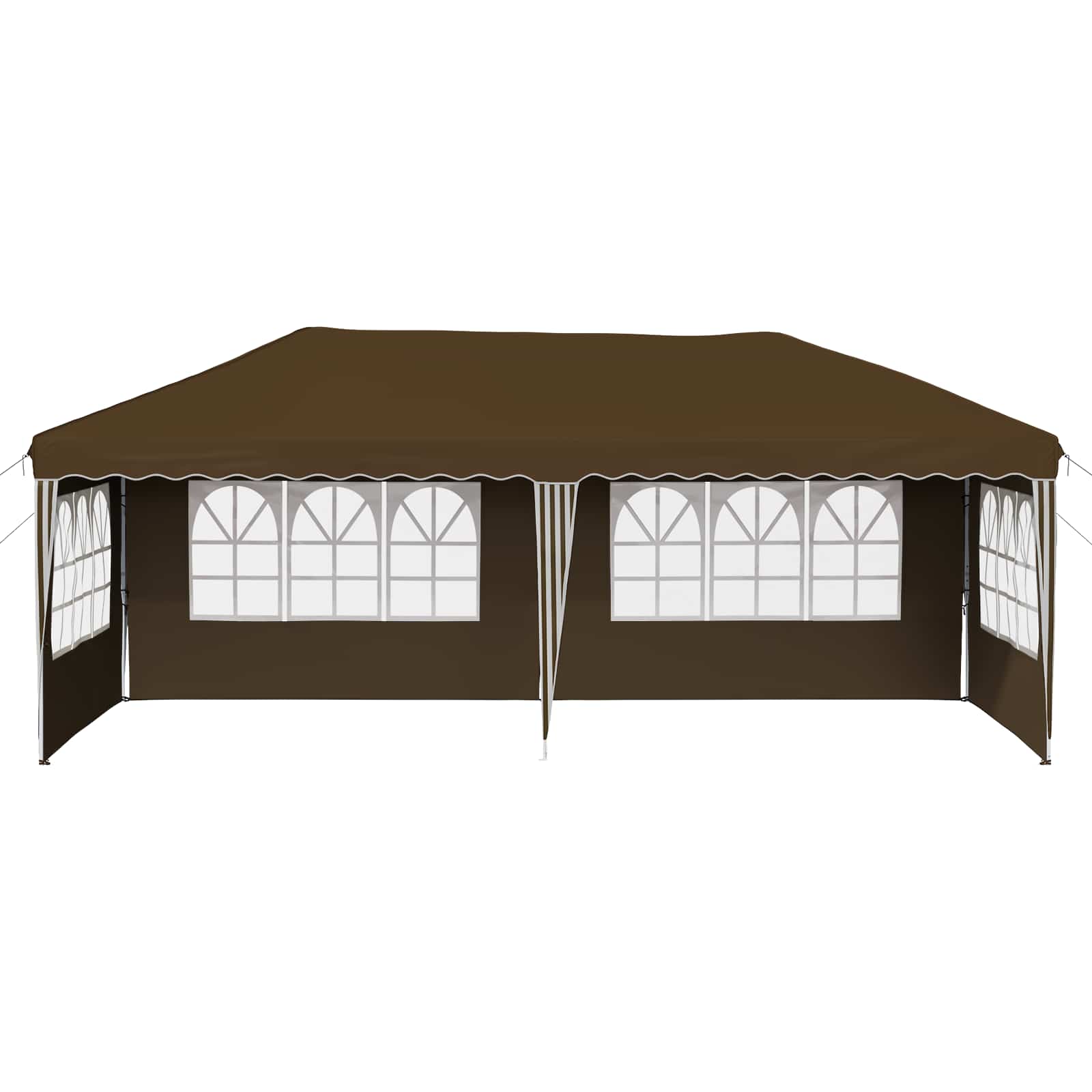 Pop-up partytent 575 x 289 x 245 cm Taupe
