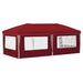 Pop-up partytent 575 x 289 x 245 cm Bordeauxrood