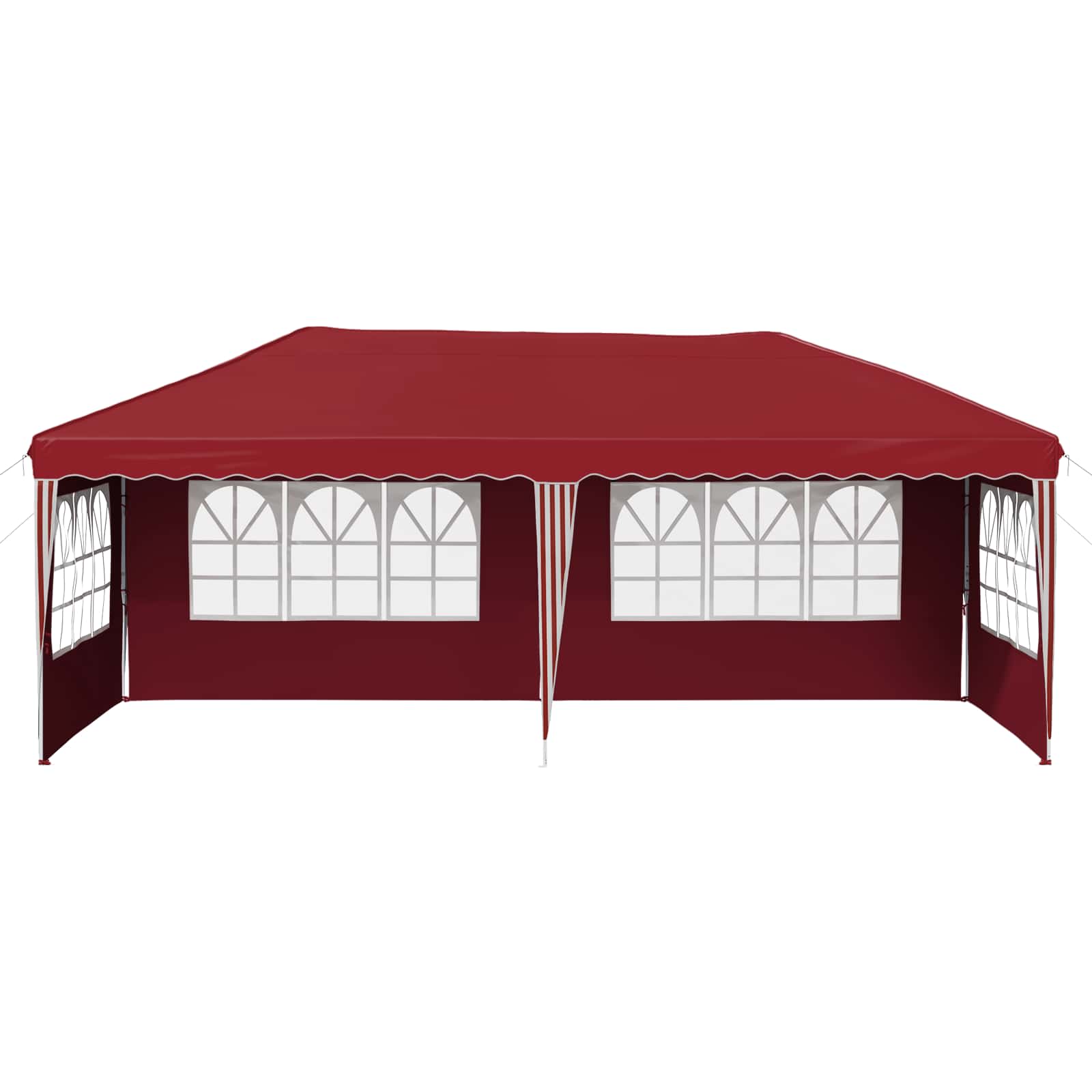 Pop-up partytent 575 x 289 x 245 cm Bordeauxrood