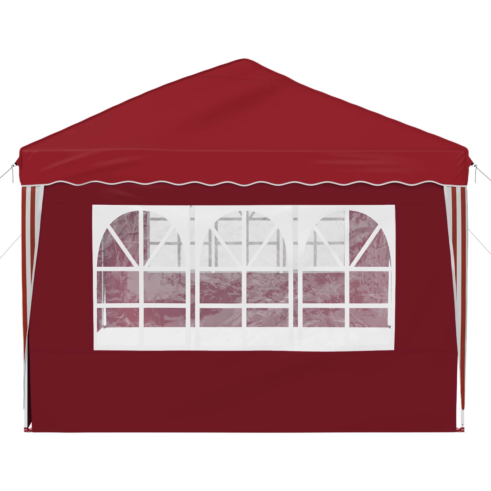 Pop-up partytent 575 x 289 x 245 cm Bordeauxrood