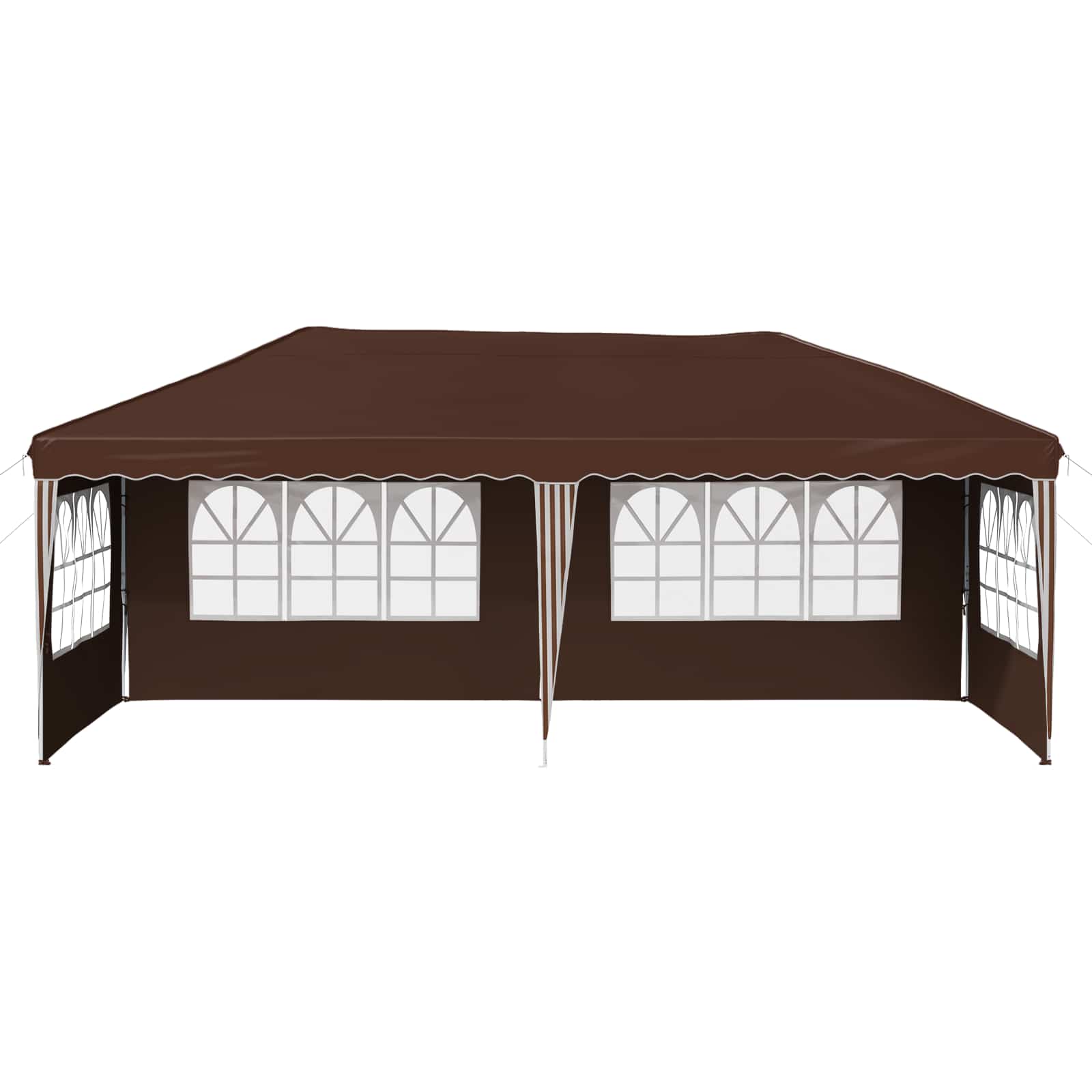 Pop-up partytent 575 x 289 x 245 cm Bruin