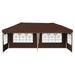 Pop-up partytent 575 x 289 x 245 cm Bruin