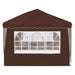 Pop-up partytent 575 x 289 x 245 cm Bruin