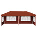 Pop-up partytent 575 x 289 x 245 cm Terracotta