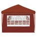 Pop-up partytent 575 x 289 x 245 cm Terracotta