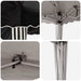 Pop-up partytent 575 x 289 x 245 cm Zwart