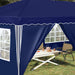 Pop-up partytent 575 x 288 x 245 cm Blauw
