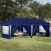Pop-up partytent 575 x 288 x 245 cm Blauw