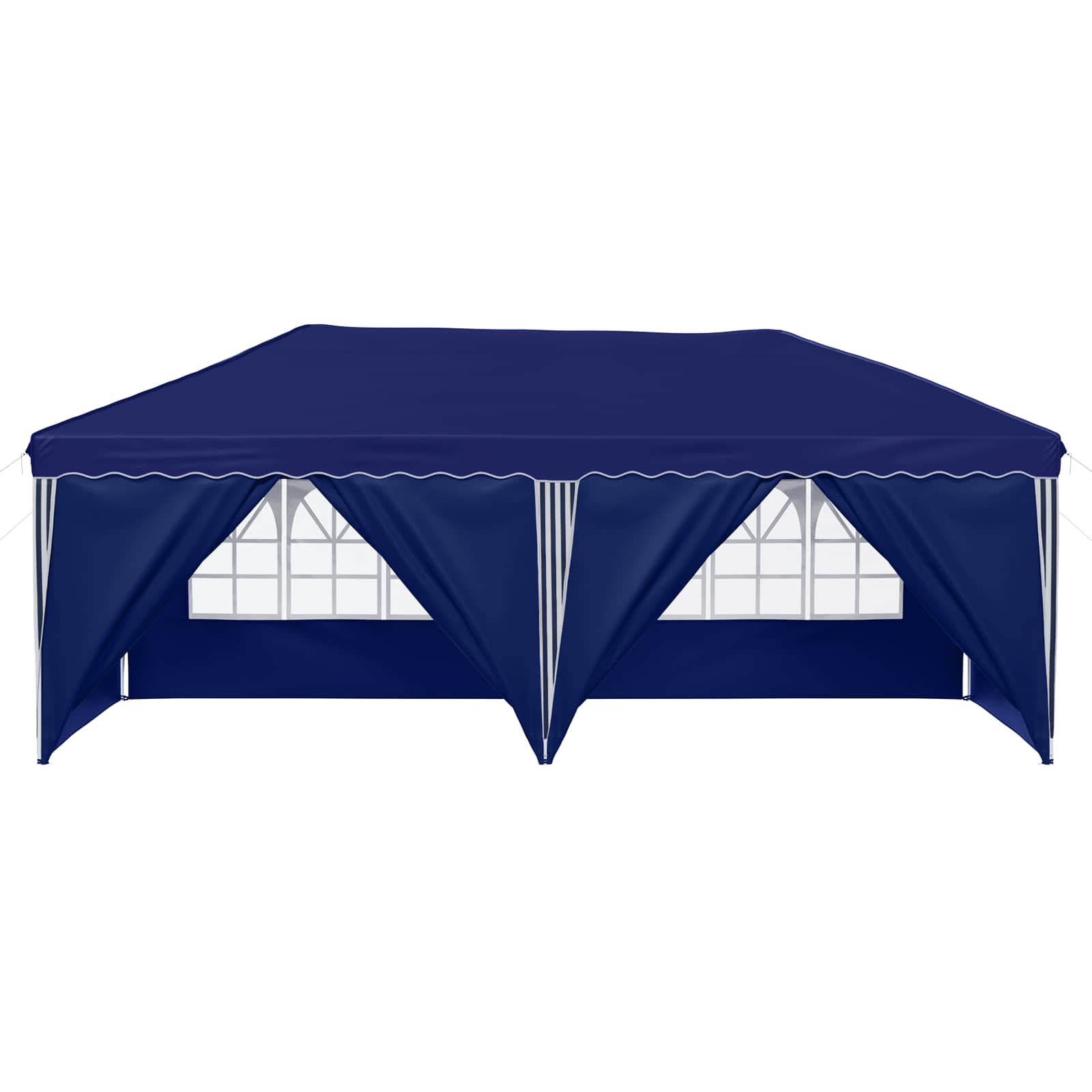 Pop-up partytent 575 x 288 x 245 cm Blauw