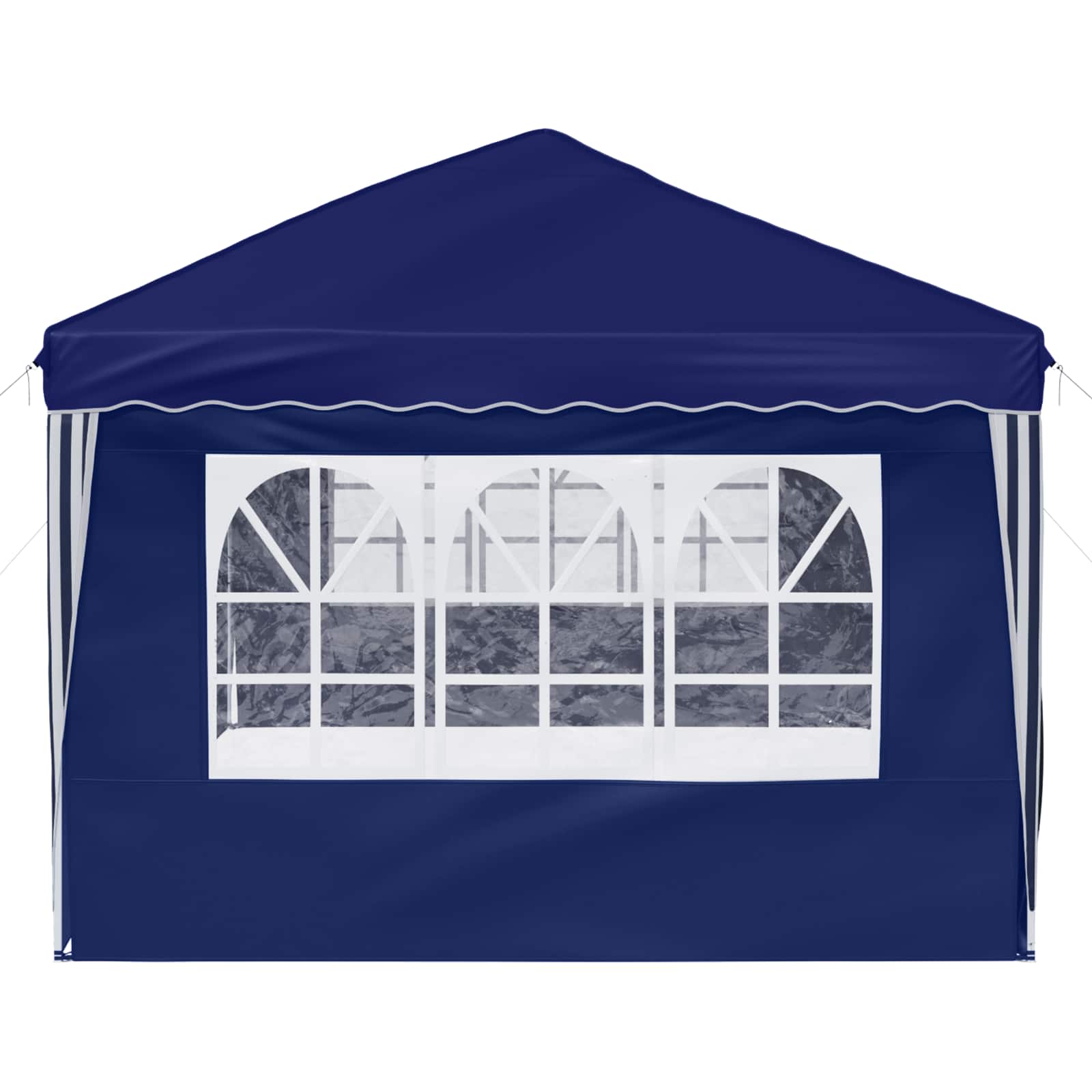 Pop-up partytent 575 x 288 x 245 cm Blauw