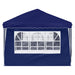 Pop-up partytent 575 x 288 x 245 cm Blauw
