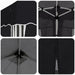 Pop-up partytent 575 x 288 x 245 cm Antraciet