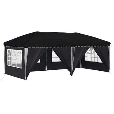 Pop-up partytent 575 x 288 x 245 cm Antraciet