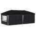 Pop-up partytent 575 x 288 x 245 cm Antraciet