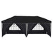Pop-up partytent 575 x 288 x 245 cm Antraciet