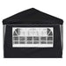 Pop-up partytent 575 x 288 x 245 cm Antraciet