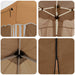 Pop-up partytent 575 x 288 x 245 cm Beige