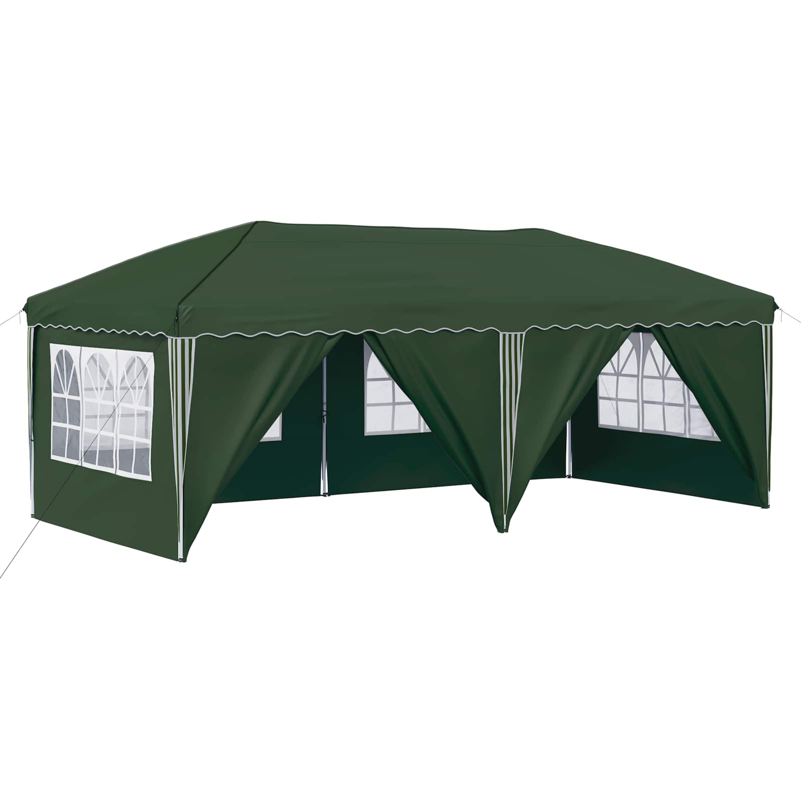 Pop-up partytent 575 x 288 x 245 cm Groen